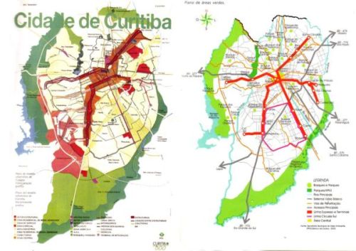 Curitiba közösségi közlekedési hálózata
